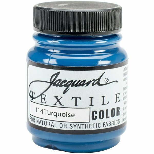 Jacquard Products TURQUOISE -TEXTILE COLOR PAINT TEXTILE-1114
